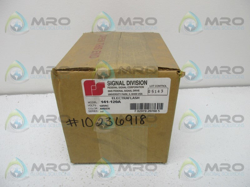 INDUSTRIAL SPARE PART 141-120A ELECTRAFLASH  NSFS