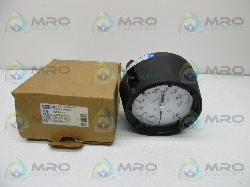 WIKA 9834915 PRESSURE GAUGE 2,000PSI  NSMP