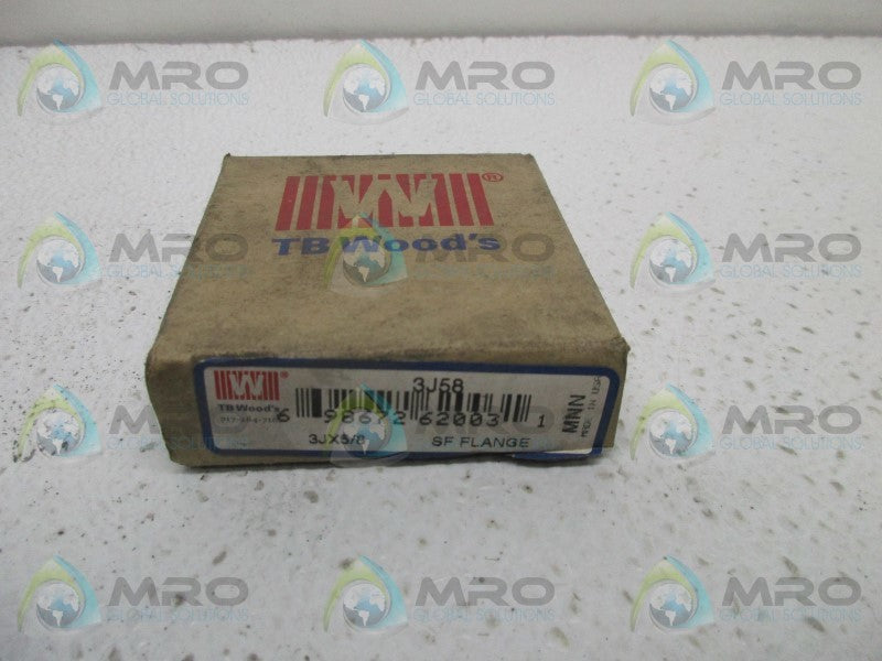 TB WOODS 3J58 SF FLANGE * FACTORY SEALED *
