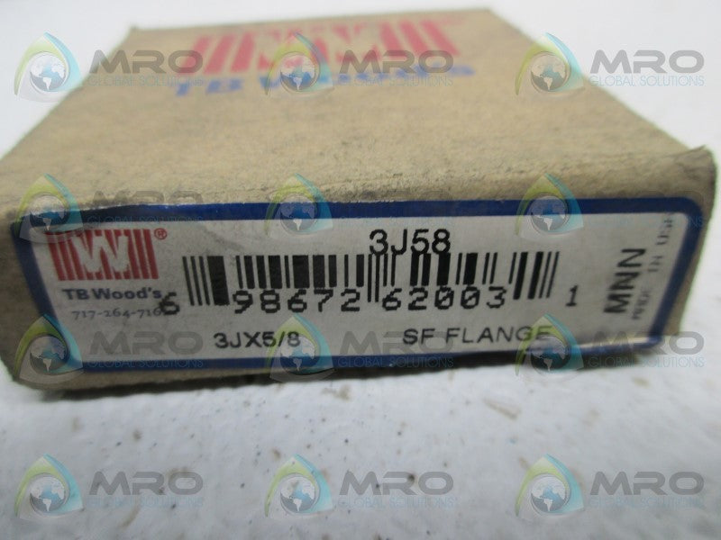 TB WOODS 3J58 SF FLANGE * FACTORY SEALED *
