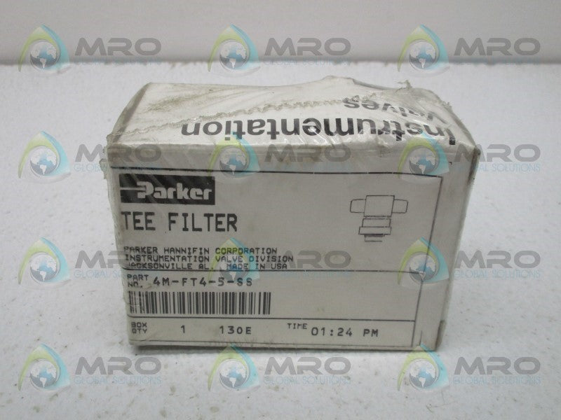 PARKER 4M-FT4-5-SS VALVE  NSFS