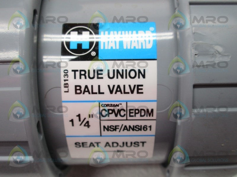 HAYWARD TB2125STE CPVC BALL VALVE 1-1/4"  NSMP