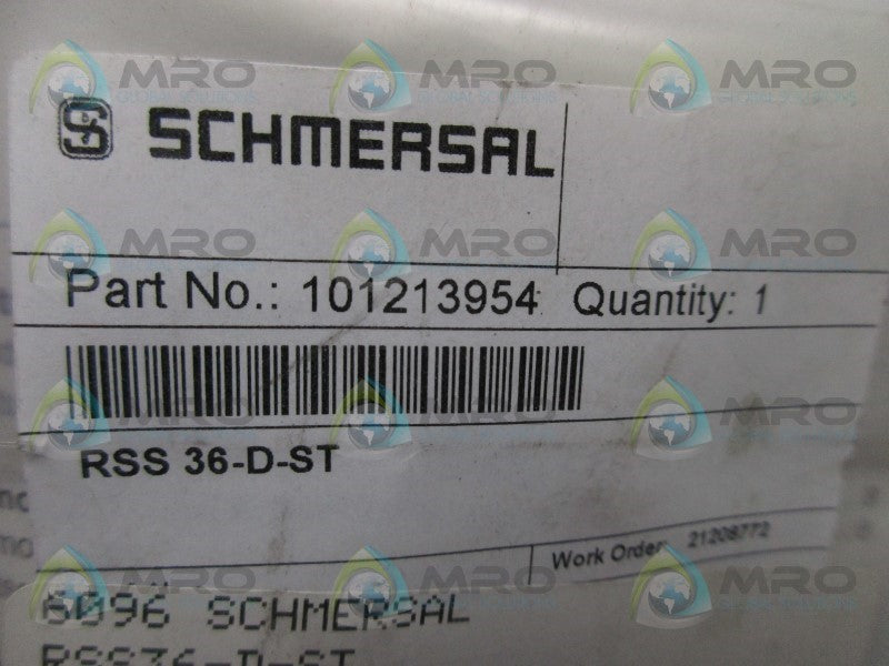 SCHMERSAL 101213954 SENSOR * NEW IN FACTORY BAG *