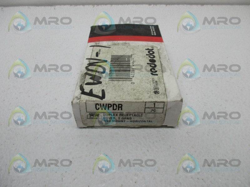 REDDOT CWPDR DUPLEX RECEPTACLE  NSMP