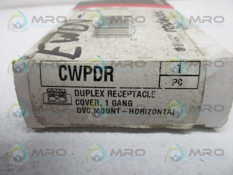 REDDOT CWPDR DUPLEX RECEPTACLE  NSMP