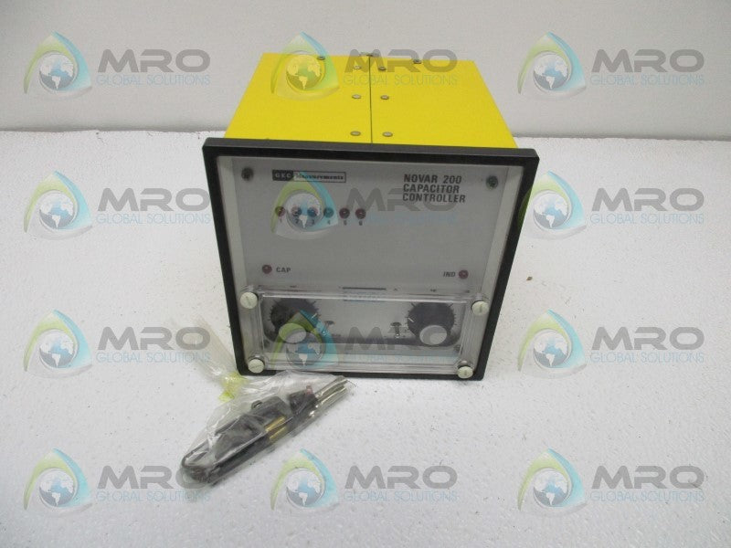 NOVAR 200 NV26S6D005 CAPACITOR CONTROLLER  NSNP