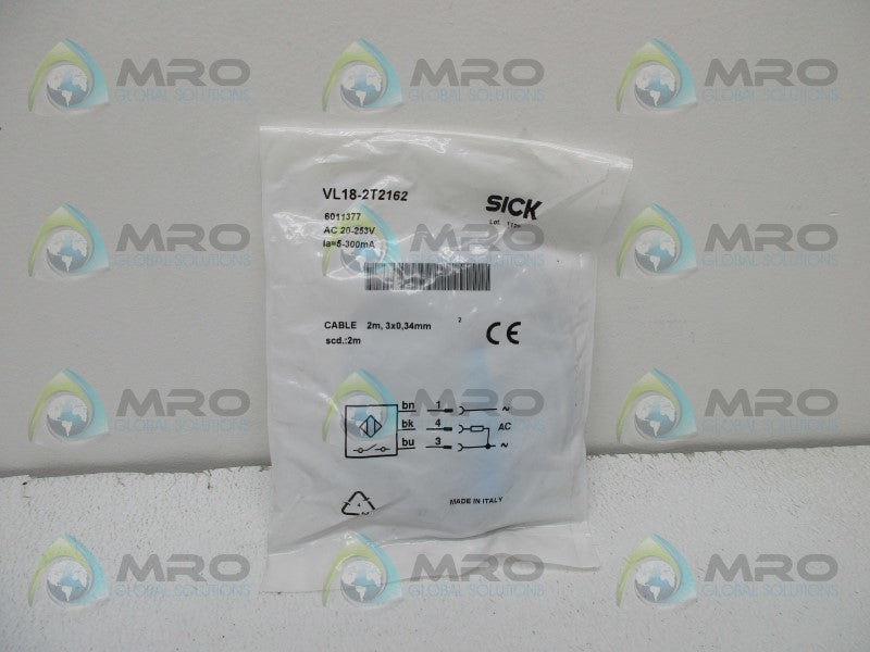 SICK VL18-2T2162 PHOTOELECTRIC SENSOR * NEW IN FACTORY BAG *