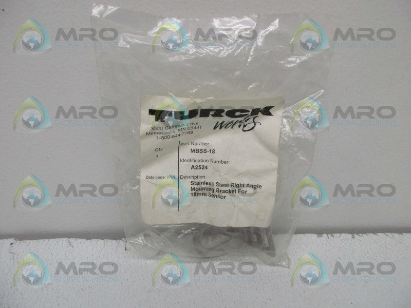 TURCK MBSS-18 MOUNTING BRACKET * NEW IN FACTORY BAG *
