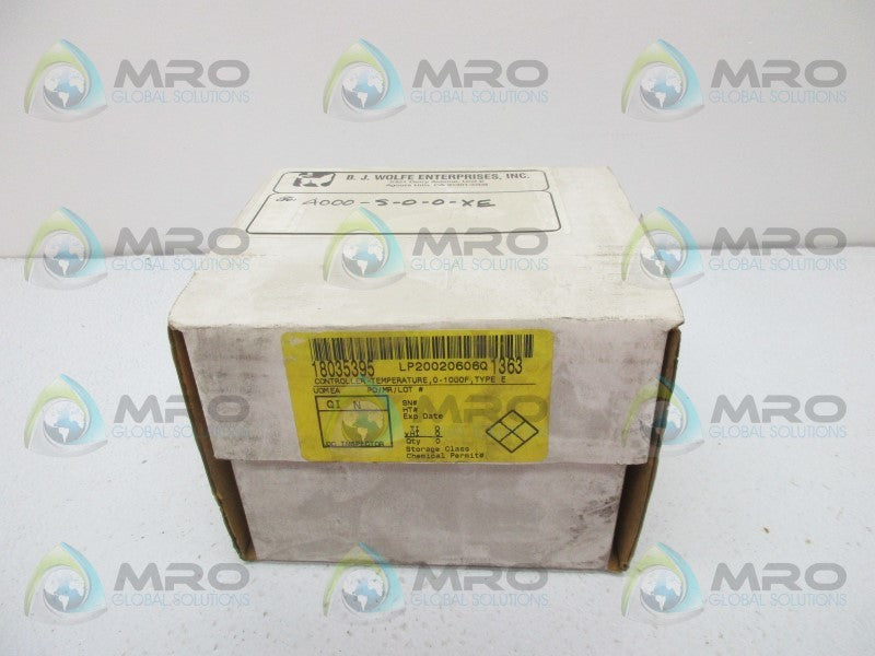 BJ WOLFE 4000-S-0-0-G09 TEMPERATURE CONTROLLER  NSMP