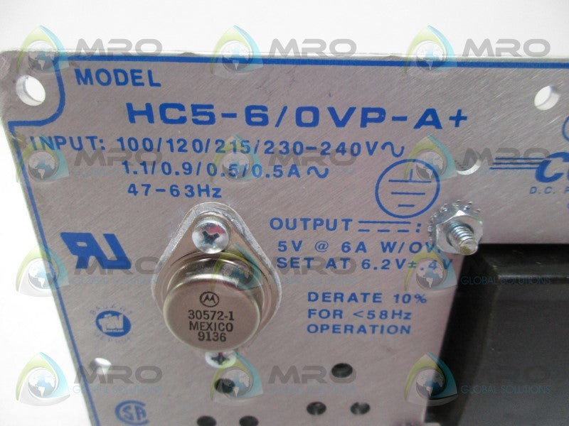 CONCORD HC5-6/OVP-A+ POWER SUPPLY  NSNP