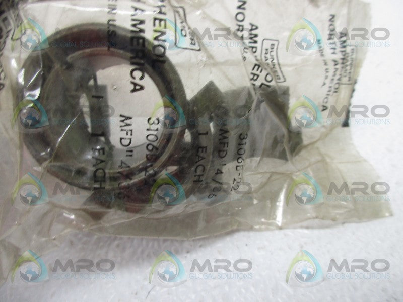 AMPHENOL 3106B-22 CONNECTOR PLUG RECEPTACLE  NSMP