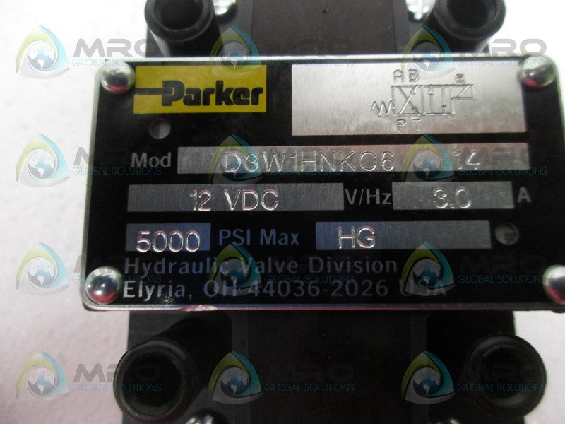 PARKER D3W1HNKC6-14 HYDRAULIC DIRECTIONAL VALVE  NSMP