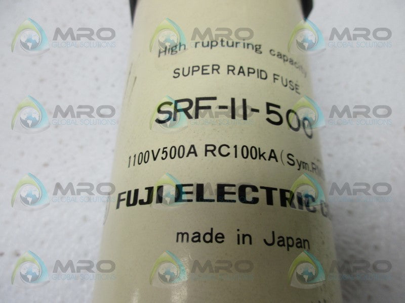 FUJI ELECTRIC SRF-II-500 SUPER RAPID FUSE  UNMP