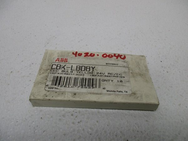 ABB CBK-LBD8Y LED BULB YELLOW (IN BOX)  NSNP