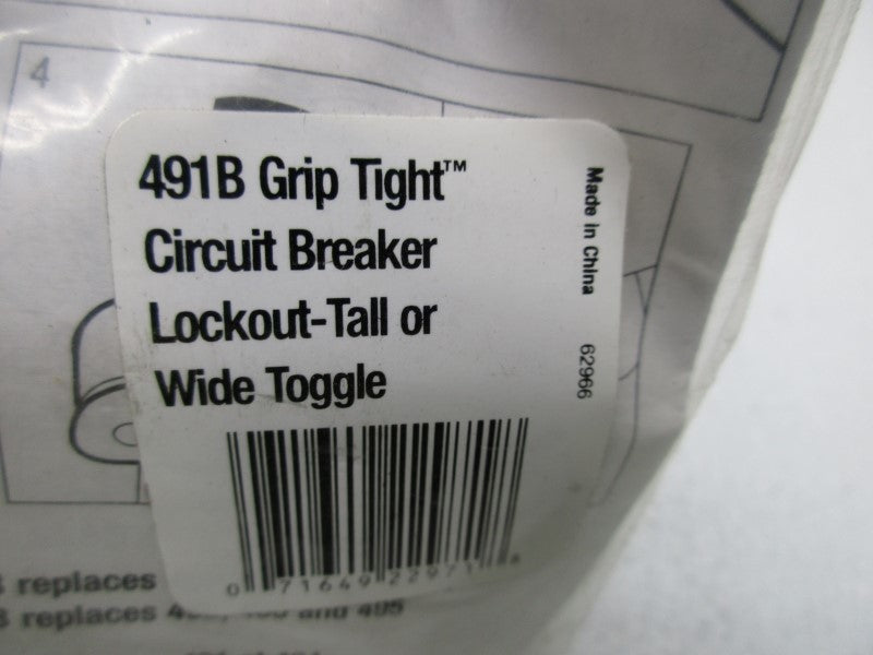 MASTER LOCK 491B CIRCUIT BREAKER LOCKOUT * NEW IN FACTORY BAG *