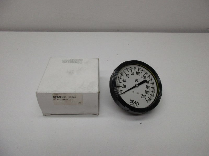 SPAN LFC312-200-PSI-G PRESSURE GAUGE  NSMP