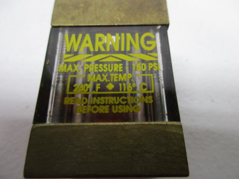 BURGER 150PSI MAX 240'F 116'C MAX FLOW METER  NSNP