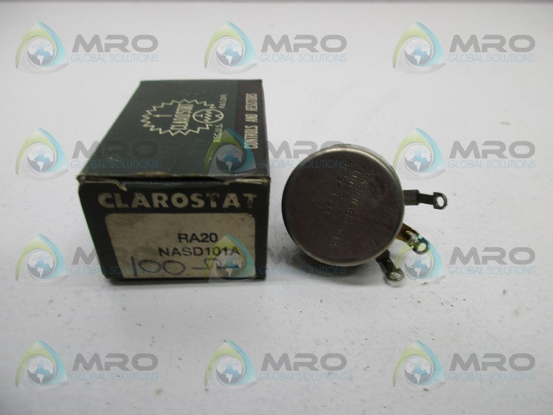 CLAROSTAT RA20NASD101A POTENTIOMETER  NSMP