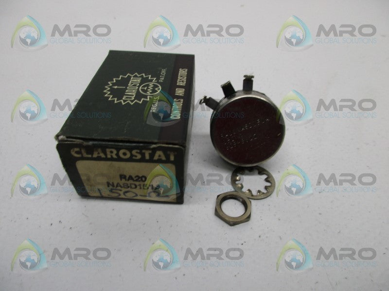 CLAROSTAT RA20NASD151A POTENTIOMETER  NSMP