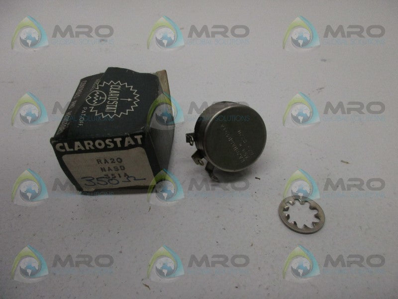CLAROSTAT RA20NASD351 POTENTIOMETER   NSMP