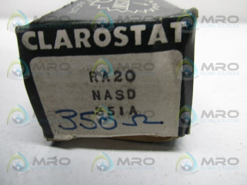 CLAROSTAT RA20NASD351 POTENTIOMETER   NSMP
