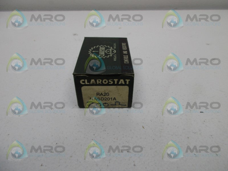 CLAROSTAT RA20NASD201A POTENTIOMETER  NSMP