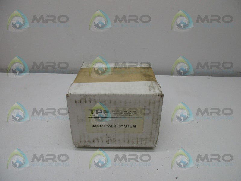 TPF 45LR 0/240F 6" STEM THERMOMETER  NSFS