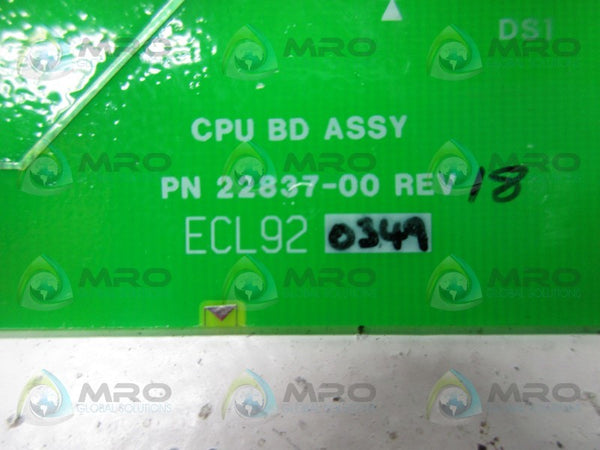 ROSEMOUNT 22837-00 CPU BOARD ASSEMLBY  UNMP