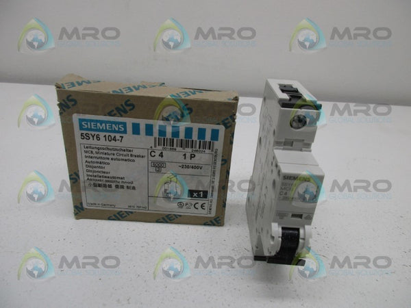 SIEMENS 5SY6-104-7 CIRCUIT BREAKER  NSMP