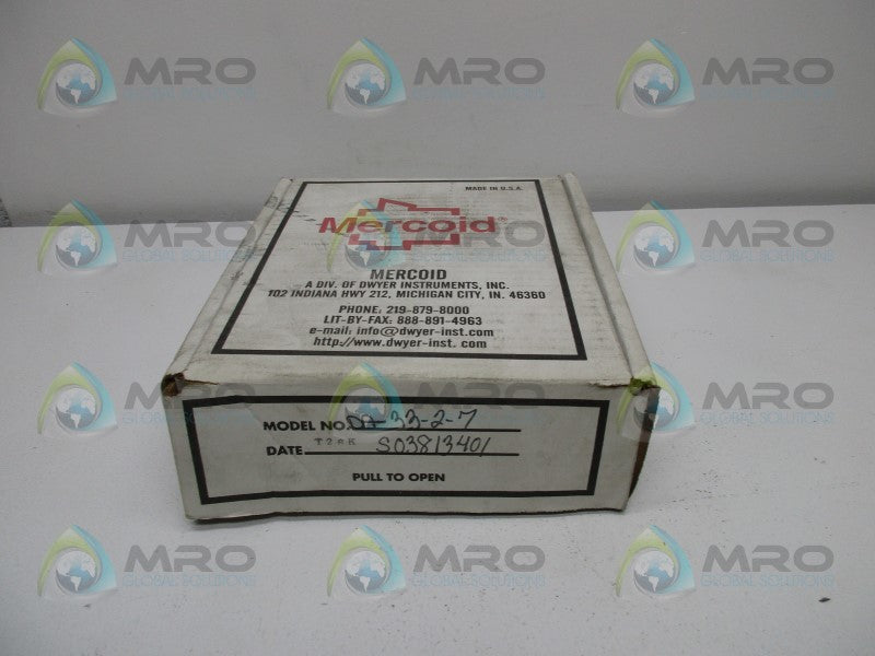 MERCOID DA-33-2-7 PRESSURE SWITCH  NSMP