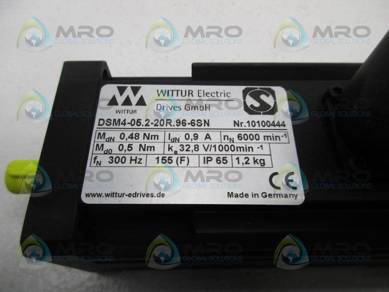 WITTUR DSM4-05.2-20R.96-6SN SERVO MOTOR  NSMP