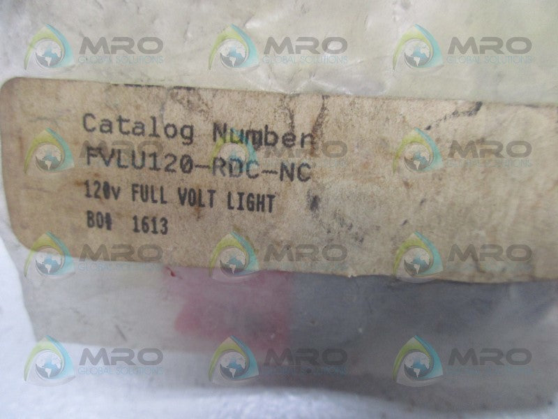 CONTROL CONCEPTS FVLU120-RDC-NC PILOT LIGHT  NSMP