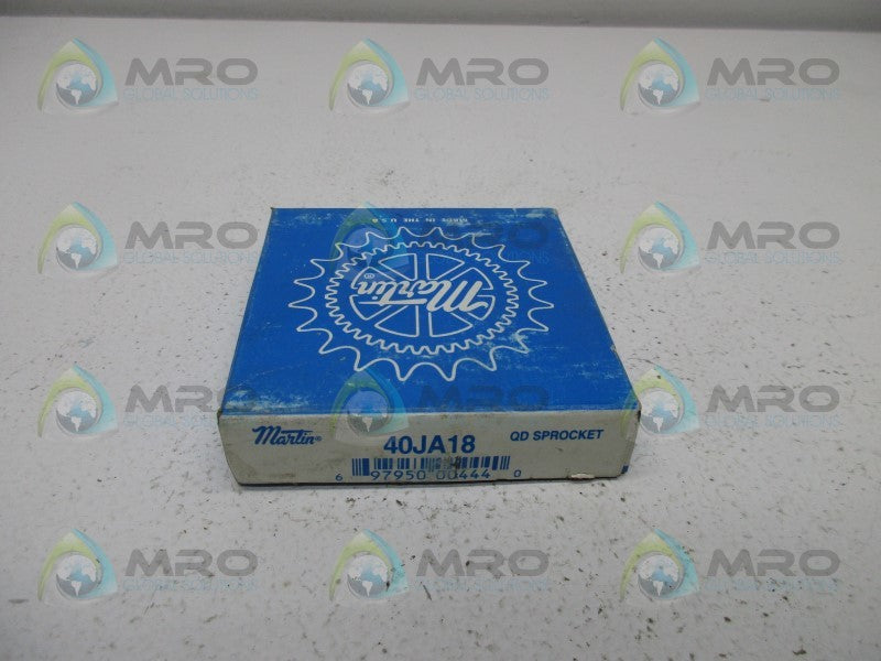 MARTIN 40JA18 QD SPROCKET * FACTORY SEALED *