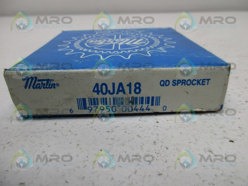 MARTIN 40JA18 QD SPROCKET * FACTORY SEALED *