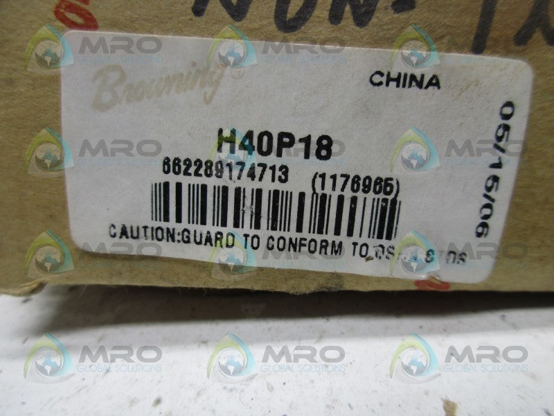 BROWNING H40P18 ROLLER CHAIN SPROCKET  NSMP