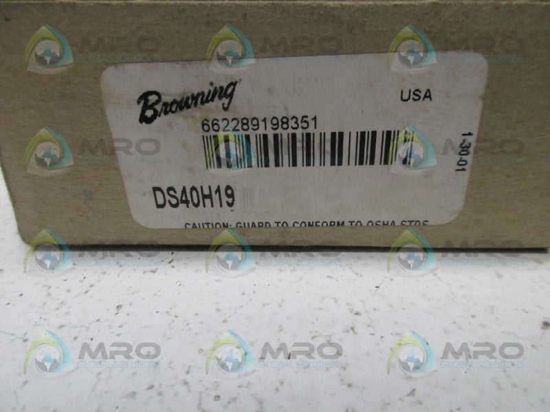 BROWNING DS40H19 DOUBLE SPROCKET  NSFS