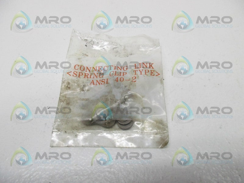 INDUSTRIAL MRO ANSI-40-2 CONNECTING LINK * NEW IN FACTORY BAG *