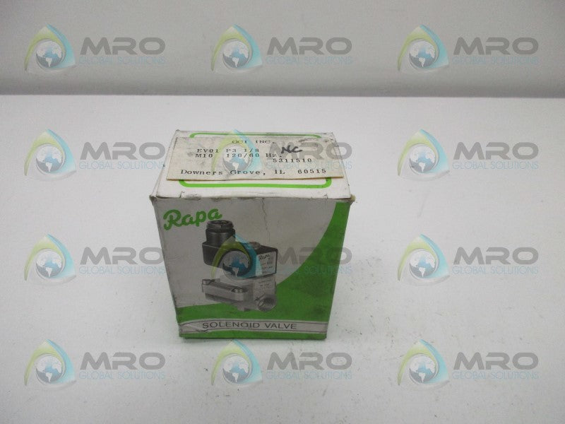 RAPA EV01 P3 1/8 M10 120/60 HZ SOLENOID VALVE  NSMP