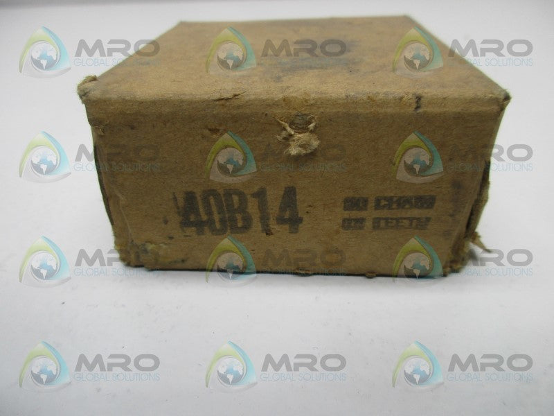 INDUSTRIAL MRO 40B14 SPROCKET * FACTORY SEALED *