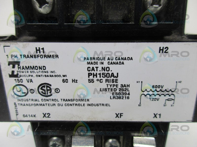 HAMMOND PH150AJ TRANSFORMER  NSNP