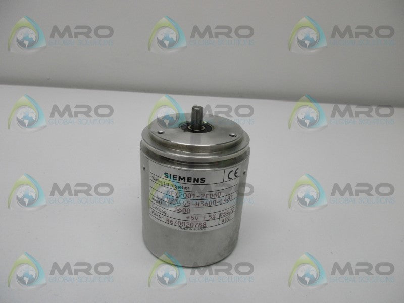 SIEMENS 6FX2001-2ED60 INCREMENTAL ROTARY ENCODER  NSNP