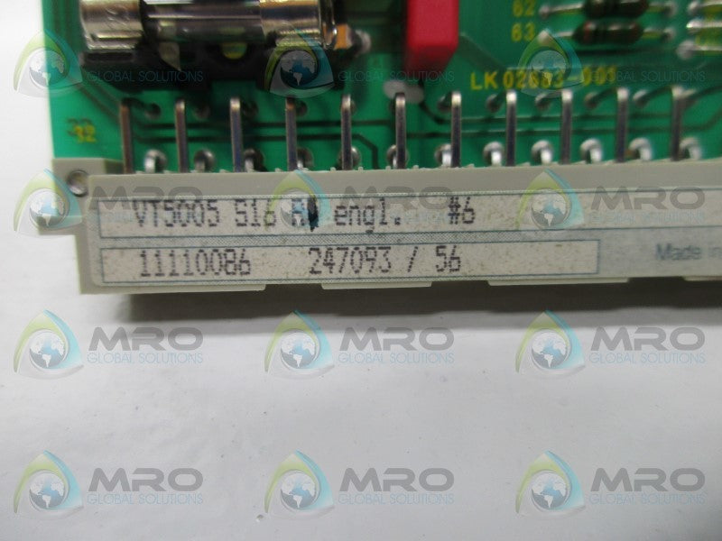 REXROTH VT5005 AMPLIFIER CARD  NSNP