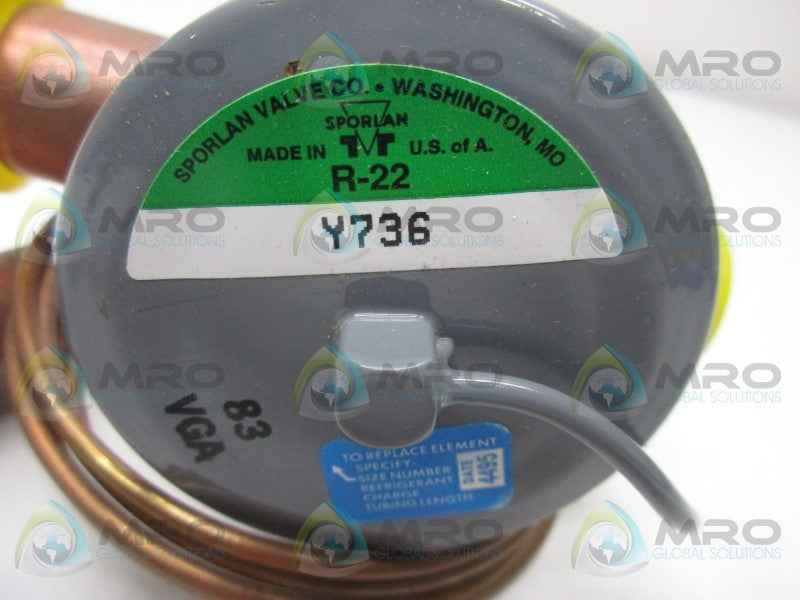 SPORLAN R-22 THREMOSTATIC EXPANSION VALVE  NSNP