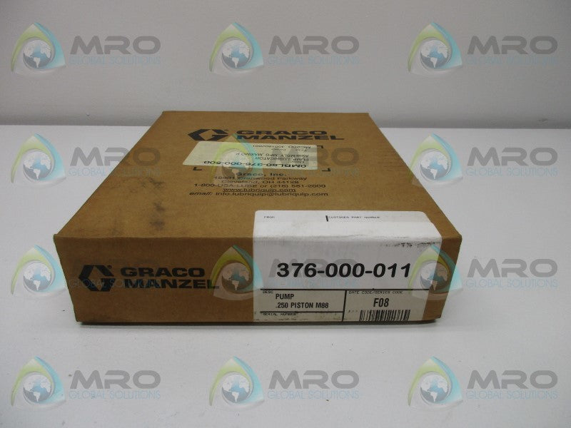 GRACO 376-000-011 MANZEL LUBRIQUIP LUBRICATOR  NSFS