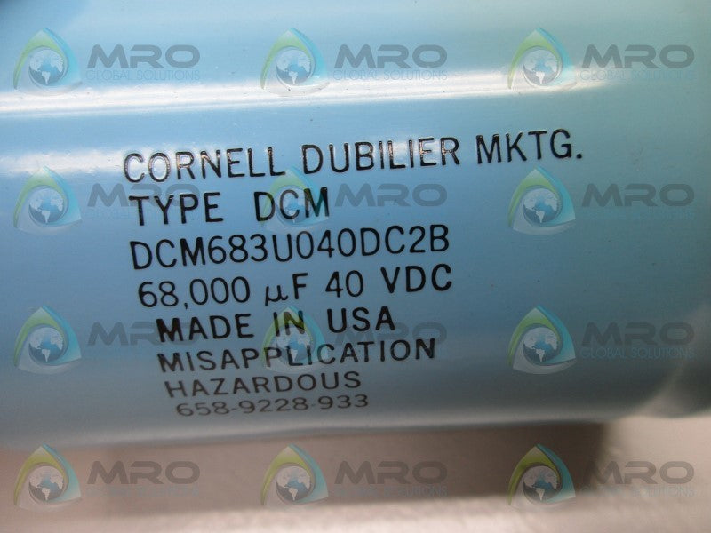 CORNELL DUBILIER DCM683U040DC2B CAPACITOR  UNMP