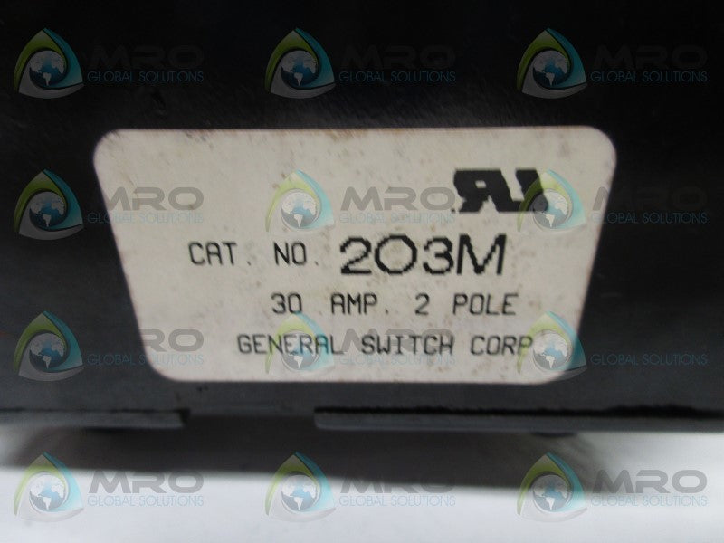 GENERAL SWITCH 2O3M CIRCUIT BREAKER  UNMP