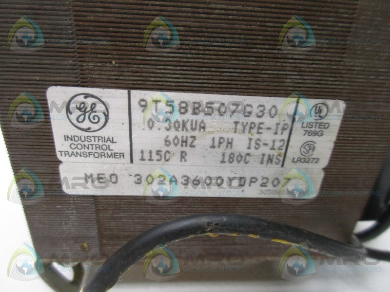 GENERAL ELECTRIC 9T58B507G30 TRANSFORMER  UNMP