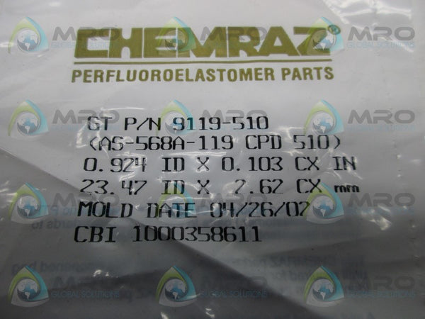 CHEMRAZ 9119-510 O-RING  NSMP