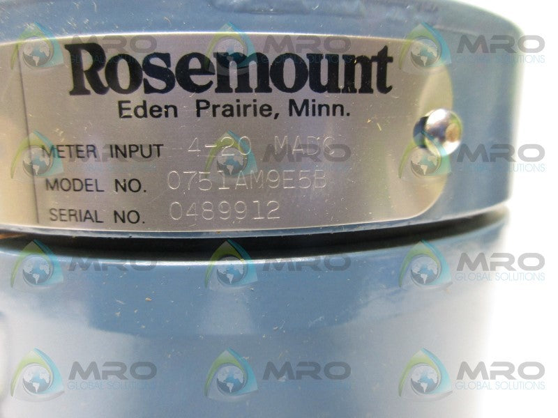 ROSEMOUNT 0751AM9E5B FIELD SIGNAL INDICATOR  NSMP