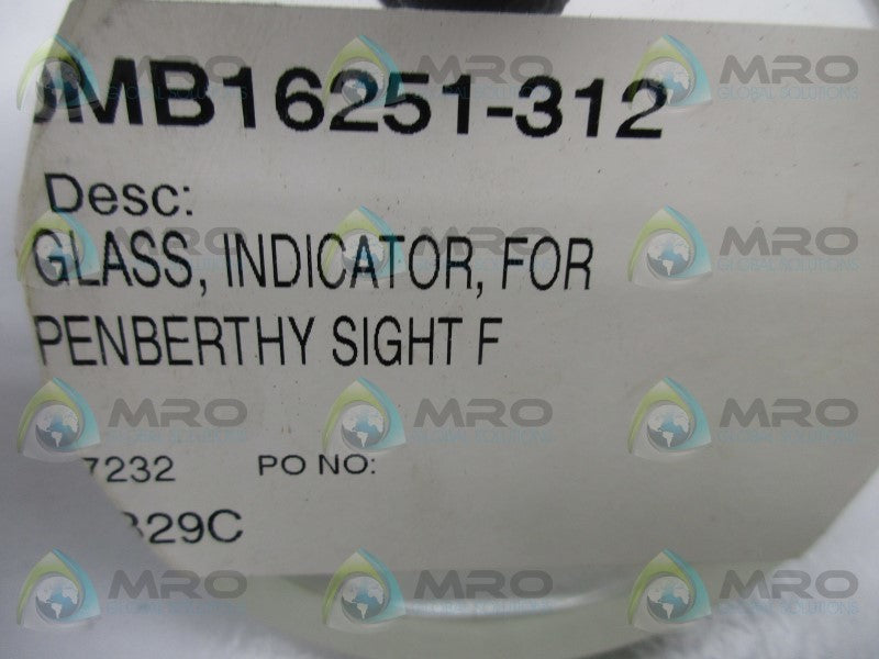 PENBERTHY 16251-312 GLASS INDICATOR  NSNP